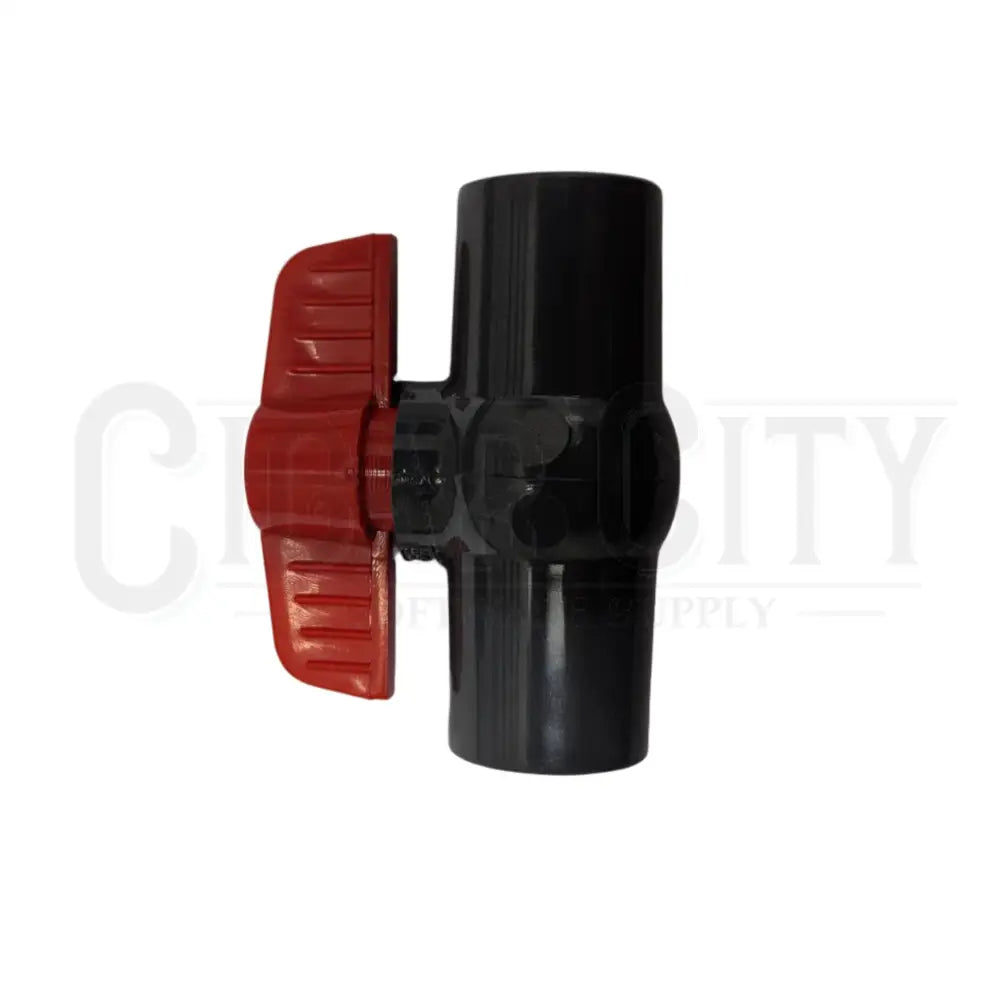 Red 1/2” Shutoff Valve  Cigarcity Softwash.