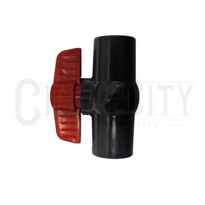 Red 1/2” Shutoff Valve  Cigarcity Softwash.