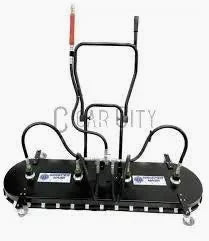 Whisper Wash Lil Hippo 5' Surface Cleaner – Hydro-Flow Aluminum 2-Tip Bar | LH500-HFAL