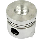 Metal piston for softwash equipment, featuring precision rings and combustion chamber design