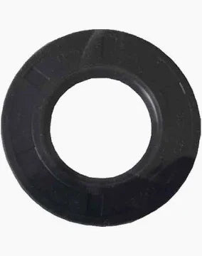 Black rubber washer for softwash equipment, durable seal component