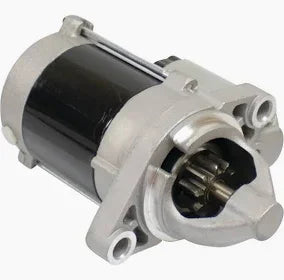 Softwash equipment starter motor with metallic casing and gear mechanism
