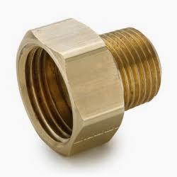 3/4″ FGH x 3/4″ MPT Brass Garden Hose Adapter – SKU: 3253
