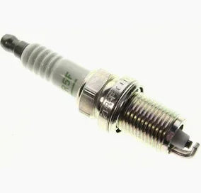 Spark plug for softwash equipment, featuring durable threading and ceramic insulator design.