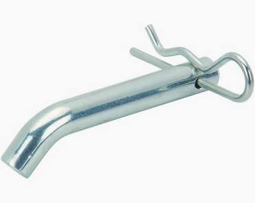 1/2″ Hitch Pin with Retaining Clip – Zinc-Plated Steel