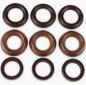 Softwash equipment O-rings in brown and black for pressure washer seals and maintenance