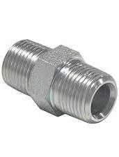 1/4″ x 3/8″ Steel Hex Nipple – NPT Male x Male – Model 5404-06-04