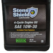 Single Bottle Stens Shield 4-Cycle Engine Oil SAE 10W-30 18oz Maintenance
