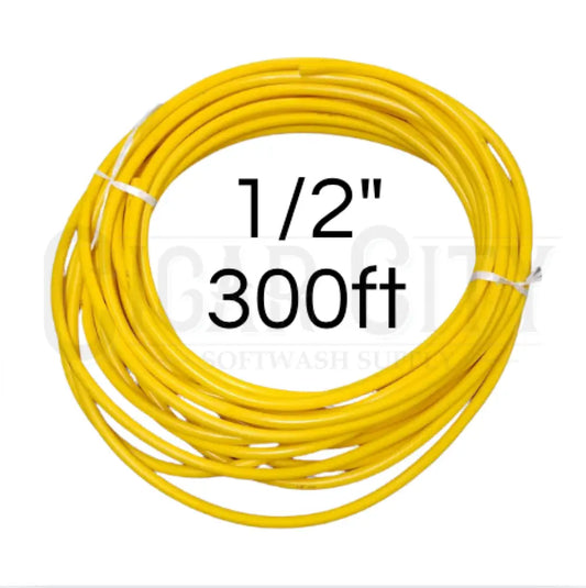 Soft Jet Softwash Hose 1/2" x 300ft - Yellow 08-YW-SOFTJET-300 Hoses Cigarcity Softwash.
