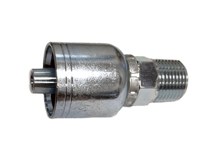 Rampage Softwash Hose Crimps – Solid & Swivel Ferrules | Multiple Sizes for Softwash Hose Assemblies SS-THY-MP-08-08