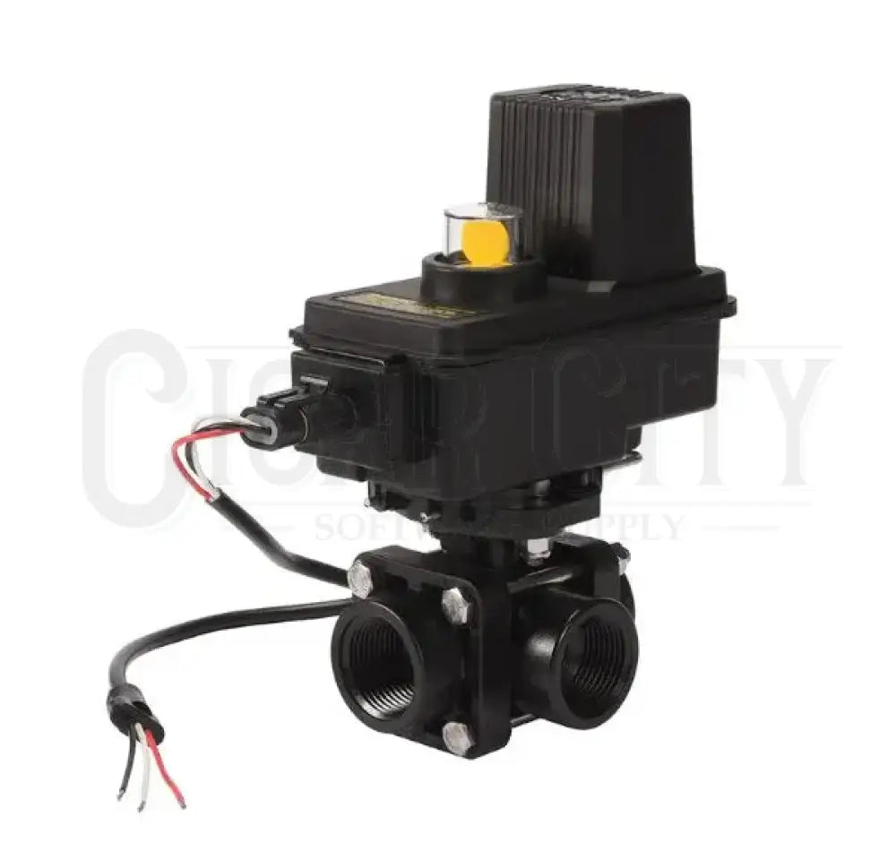 Teejet 1" 12V 3 Way Electric Shutoff Valve  Cigarcity Softwash.