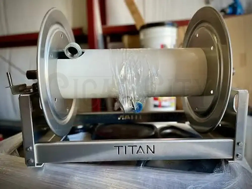 Titan 18", Electric Reel, 1" Manifold 4018-6E Hose Reels Cigarcity Softwash.