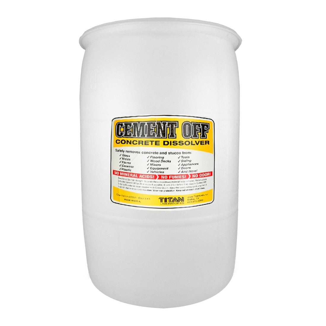 Titan Cement Off Solvent WindowCleaner.com