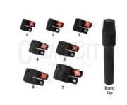Tucker USA 7 Clamp Set w/Euro Tip T-7pc-SET Window Cleaning Accessories Cigarcity Softwash.