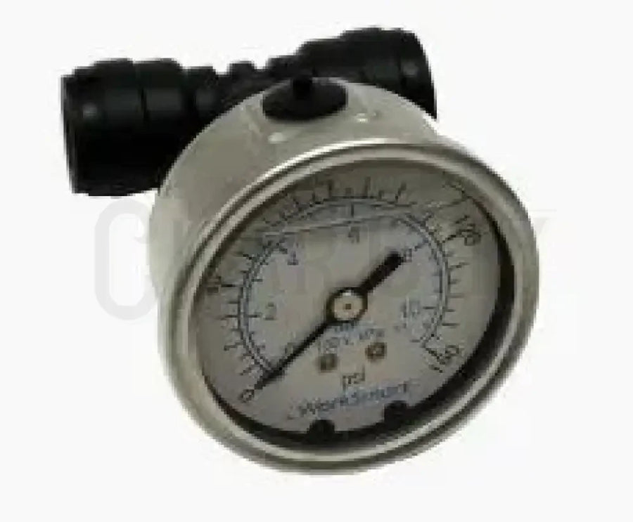 Tucker USA Inline Pressure Gauge T-Inline-Gauge Window Cleaning Accessories Cigarcity Softwash.