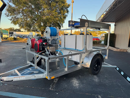 The Micro Series - 5x10 Aluminum Pressure & Softwash Trailer