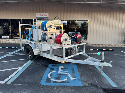 The Micro Series - 5x10 Aluminum Pressure & Softwash Trailer