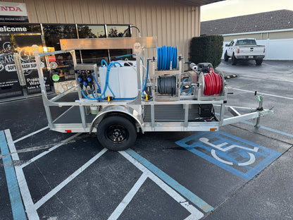 The Micro Series - 5x10 Aluminum Pressure & Softwash Trailer