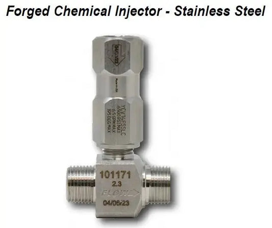 2.3 General Pump Stainless Steel Chemical Injector - Bare - Cigarcity Softwash