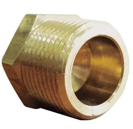 3/8" Hex Head Plug Brass - Cigarcity Softwash