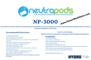 NeutraPods NP-3000 6lb Pail - Cigarcity Softwash