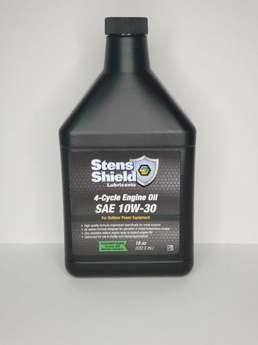 Stens Shield 4-Cycle Engine Oil SAE 10W-30 18oz - Cigarcity Softwash